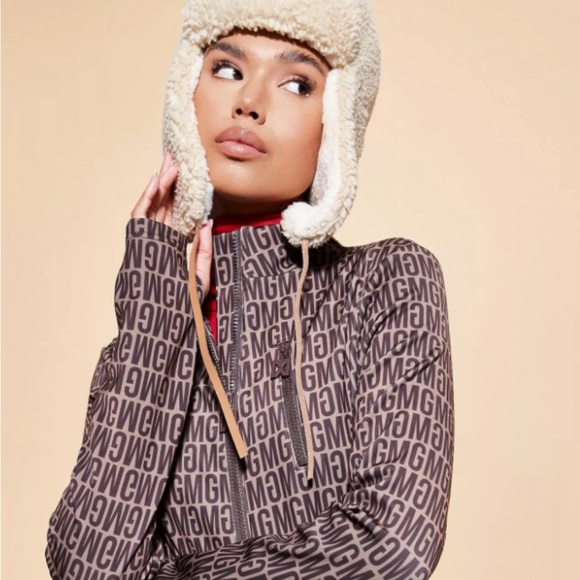 Misguided brown ski snow suit size 0 - Picture 1 of 4